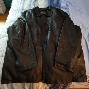Men's Black Leather Jacket
